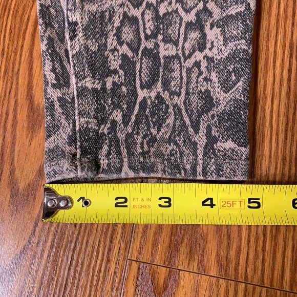 Spanx Womens Medium Snakeskin Pattern Jeggings - Picture 10 of 10